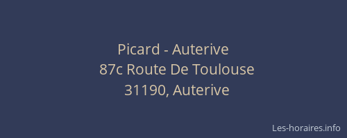 Picard - Auterive