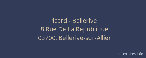 Picard - Bellerive