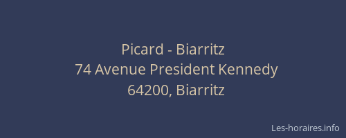 Picard - Biarritz