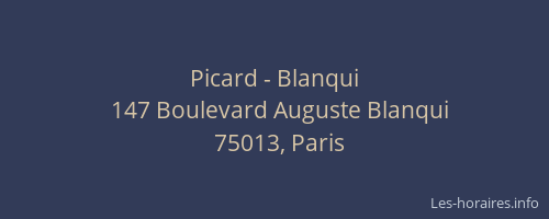 Picard - Blanqui