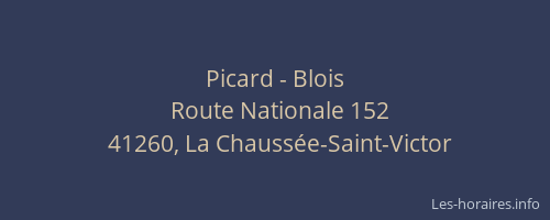 Picard - Blois