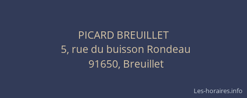 PICARD BREUILLET
