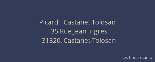 Picard - Castanet Tolosan