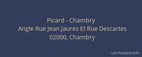 Picard - Chambry