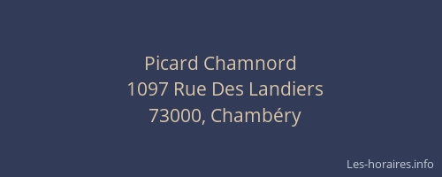Picard Chamnord