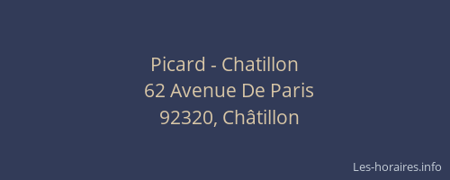 Picard - Chatillon