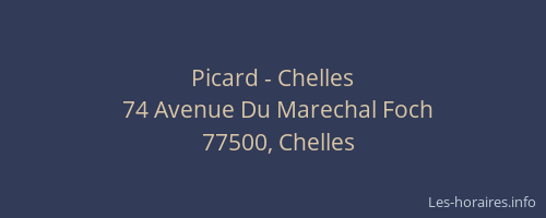 Picard - Chelles