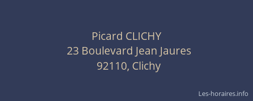 Picard CLICHY