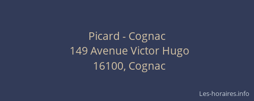 Picard - Cognac
