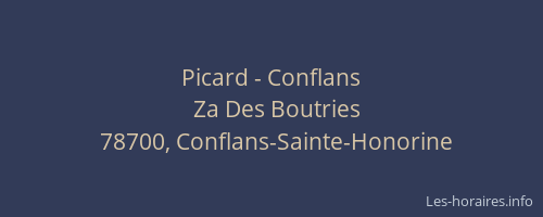 Picard - Conflans