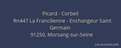 Picard - Corbeil
