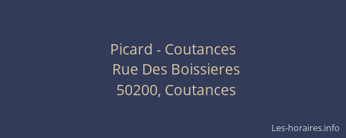 Picard - Coutances