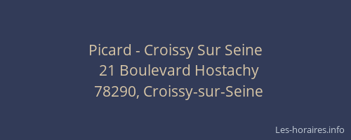 Picard - Croissy Sur Seine