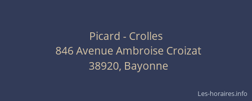 Picard - Crolles