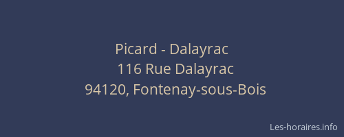 Picard - Dalayrac
