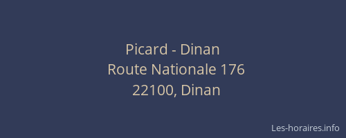 Picard - Dinan