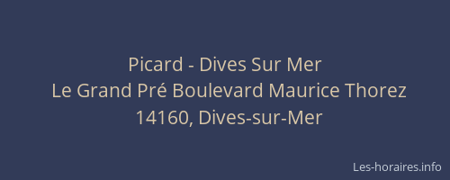 Picard - Dives Sur Mer