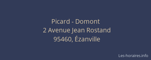 Picard - Domont