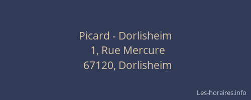 Picard - Dorlisheim
