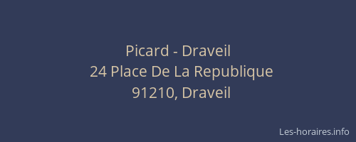 Picard - Draveil