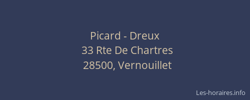 Picard - Dreux