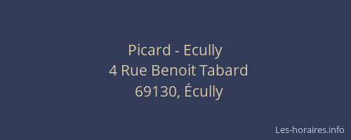Picard - Ecully