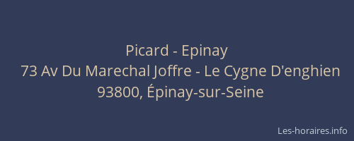 Picard - Epinay
