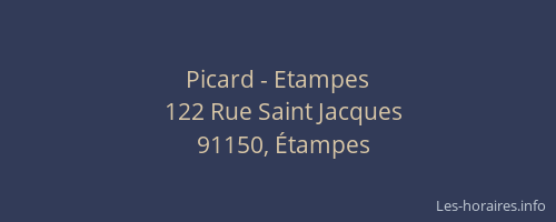 Picard - Etampes