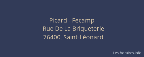 Picard - Fecamp