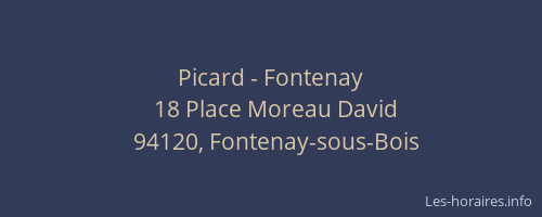 Picard - Fontenay