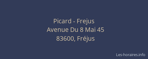 Picard - Frejus