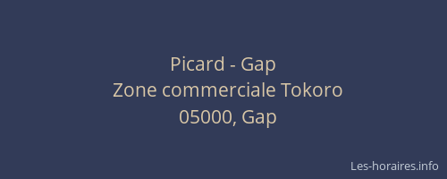 Picard - Gap