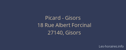 Picard - Gisors