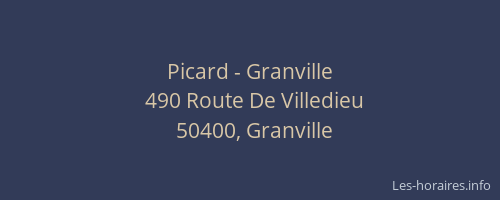 Picard - Granville