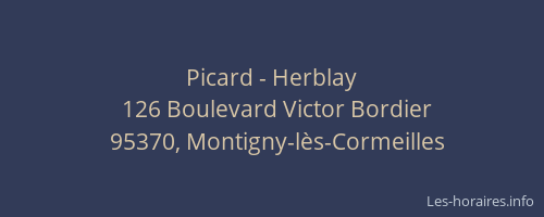 Picard - Herblay