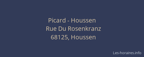 Picard - Houssen
