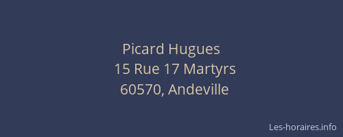 Picard Hugues