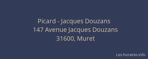 Picard - Jacques Douzans