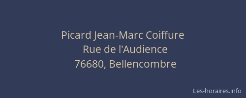 Picard Jean-Marc Coiffure