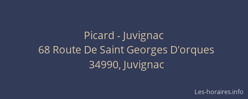 Picard - Juvignac