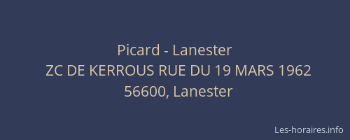 Picard - Lanester