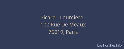 Picard - Laumiere
