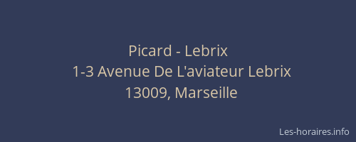Picard - Lebrix
