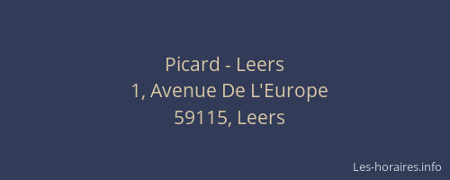 Picard - Leers