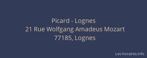 Picard - Lognes