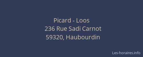 Picard - Loos
