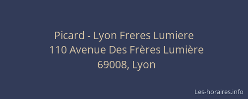 Picard - Lyon Freres Lumiere