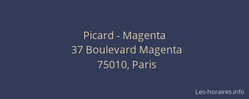 Picard - Magenta