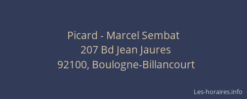 Picard - Marcel Sembat