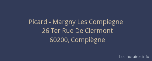 Picard - Margny Les Compiegne
